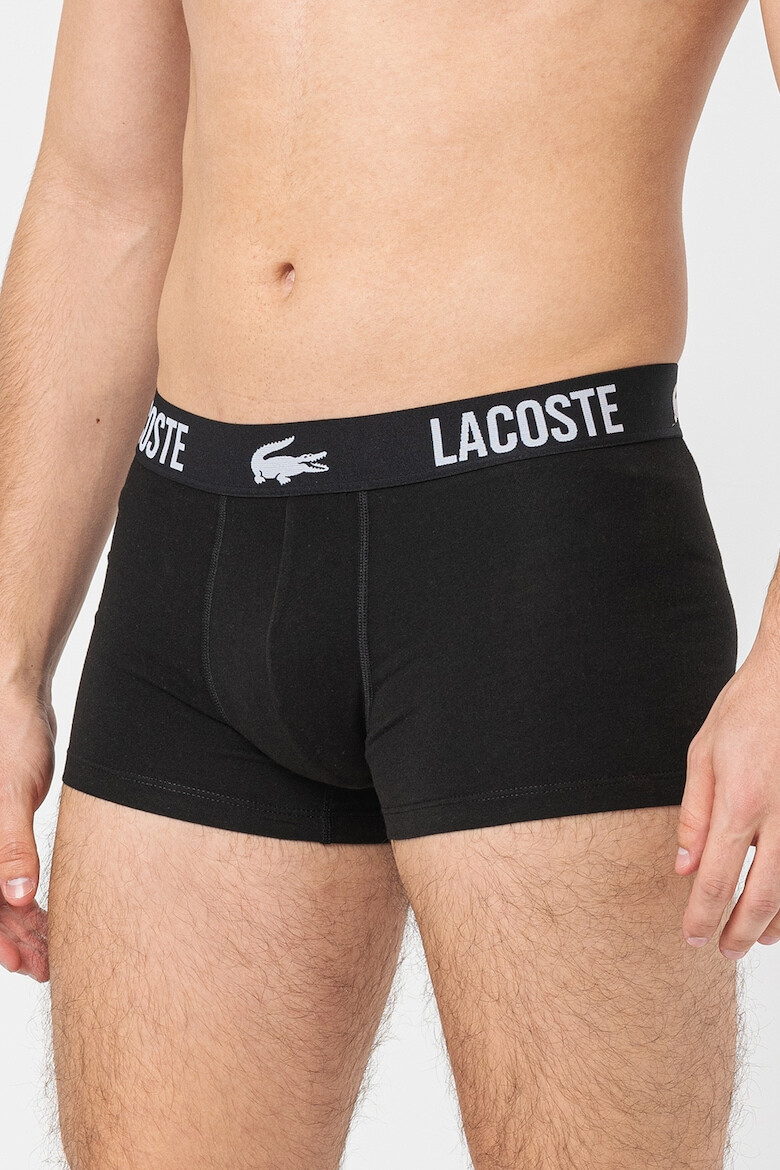 Lacoste Set de boxeri cu banda logo in talie - 3 perechi - Pled.ro