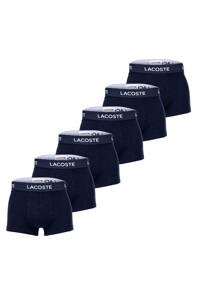 Lacoste Set de boxeri cu banda logo in talie - 6 perechi - Pled.ro