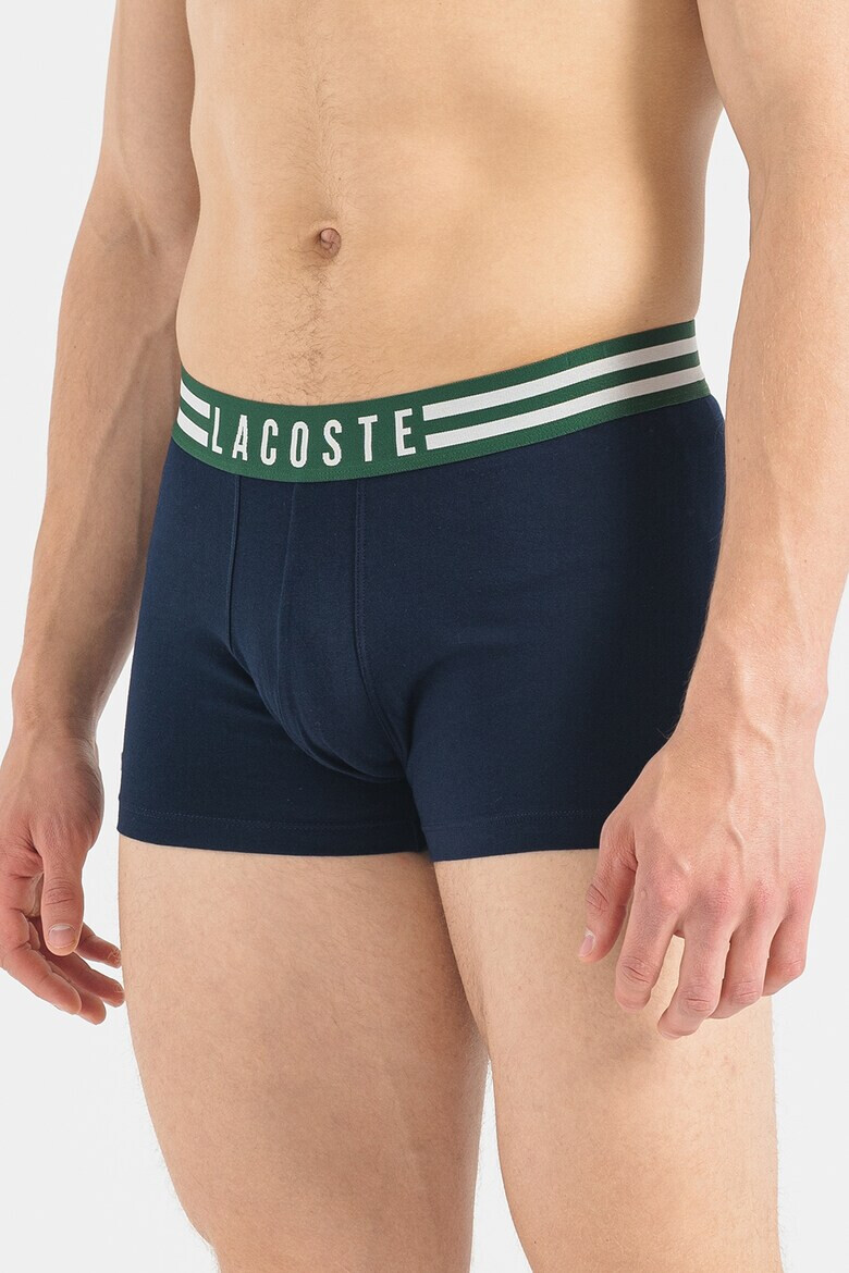 Lacoste Set de boxeri uni si cu model -3 perechi - Pled.ro