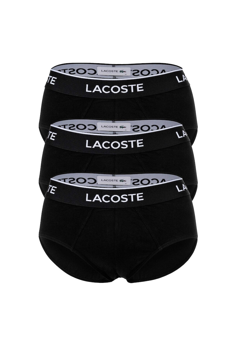 Lacoste Set de chiloti cu banda logo in talie - 3 perechi - Pled.ro