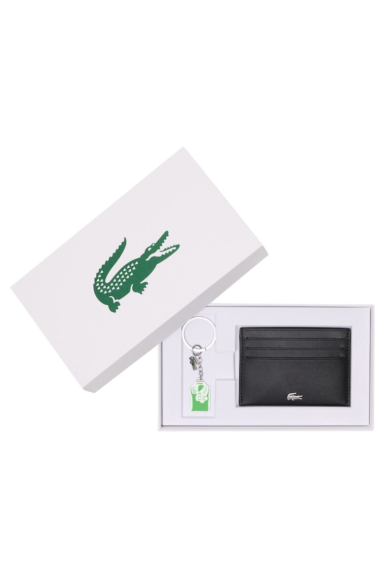 Lacoste Set de portcart de piele si breloc - Pled.ro