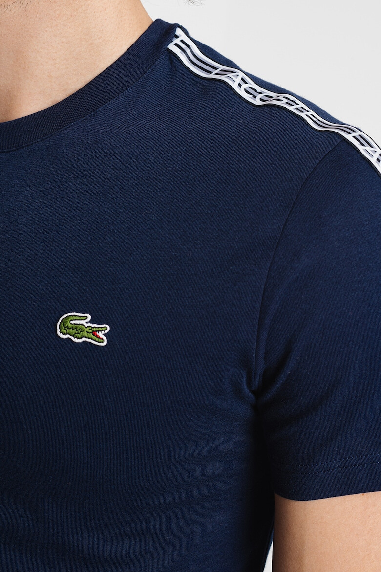 Lacoste Tricou cu decolteu la baza gatului si logo - Pled.ro