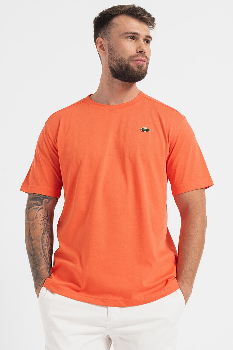 Lacoste Tricou cu decolteu la baza gatului si logo - Pled.ro