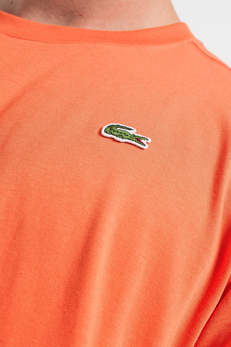 Lacoste Tricou cu decolteu la baza gatului si logo - Pled.ro