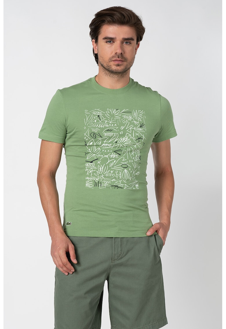 Lacoste Tricou cu imprimeu grafic - Pled.ro