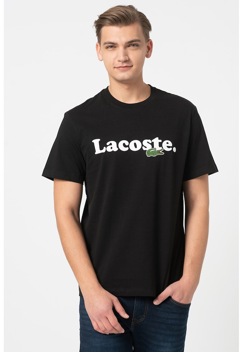 Lacoste Tricou regular fit cu imprimeu logo - Pled.ro