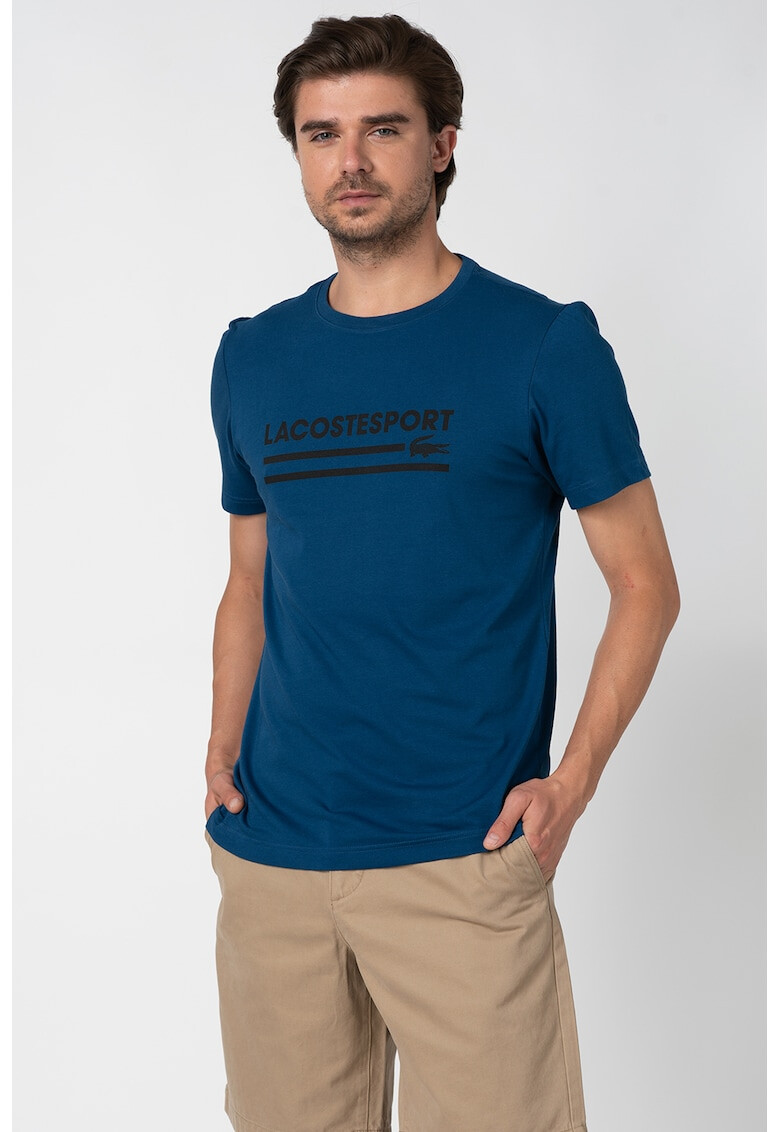 Lacoste Tricou cu imprimeu text - Pled.ro