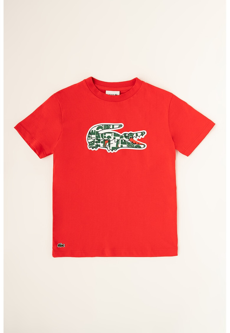 Lacoste Tricou de bumbac cu imprimeu crocodil Heritage - Pled.ro