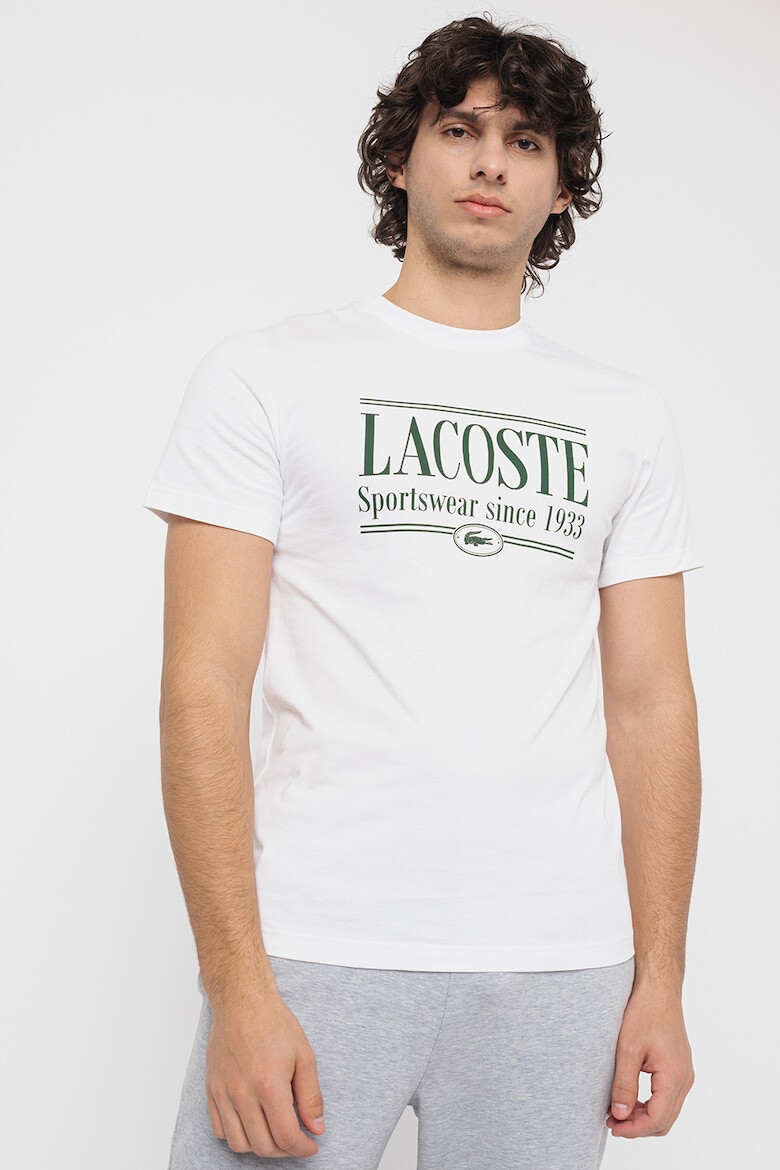 Lacoste Tricou de bumbac cu imprimeu logo - Pled.ro