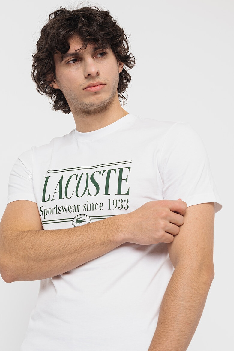 Lacoste Tricou de bumbac cu imprimeu logo - Pled.ro