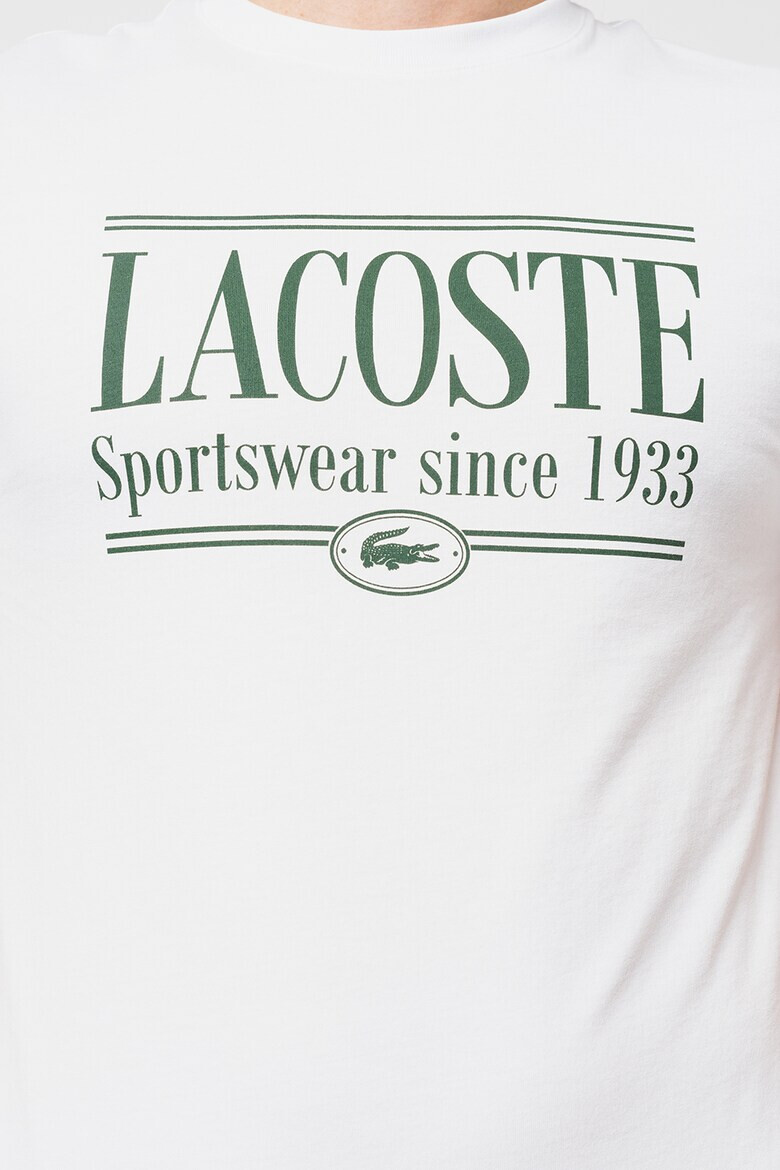 Lacoste Tricou de bumbac cu imprimeu logo - Pled.ro