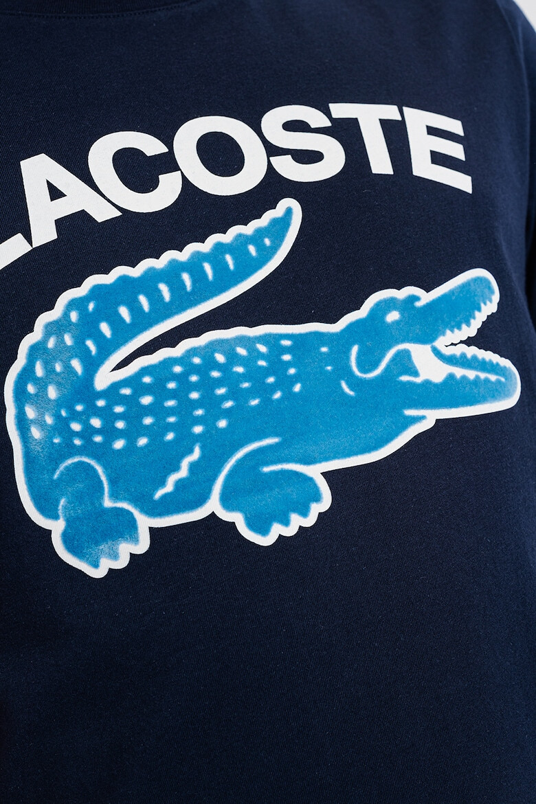 Lacoste Tricou de bumbac cu logo supradimensionat - Pled.ro