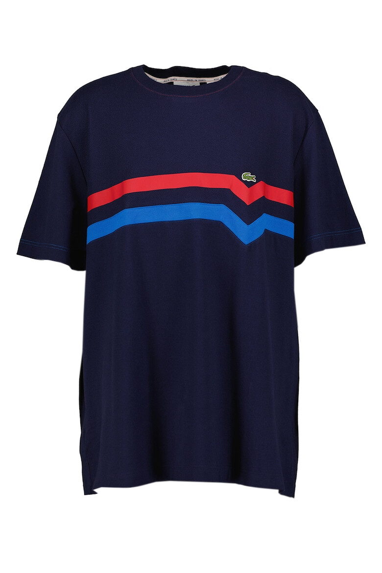 Lacoste Tricou din bumbac cu decolteu la baza gatului - Pled.ro