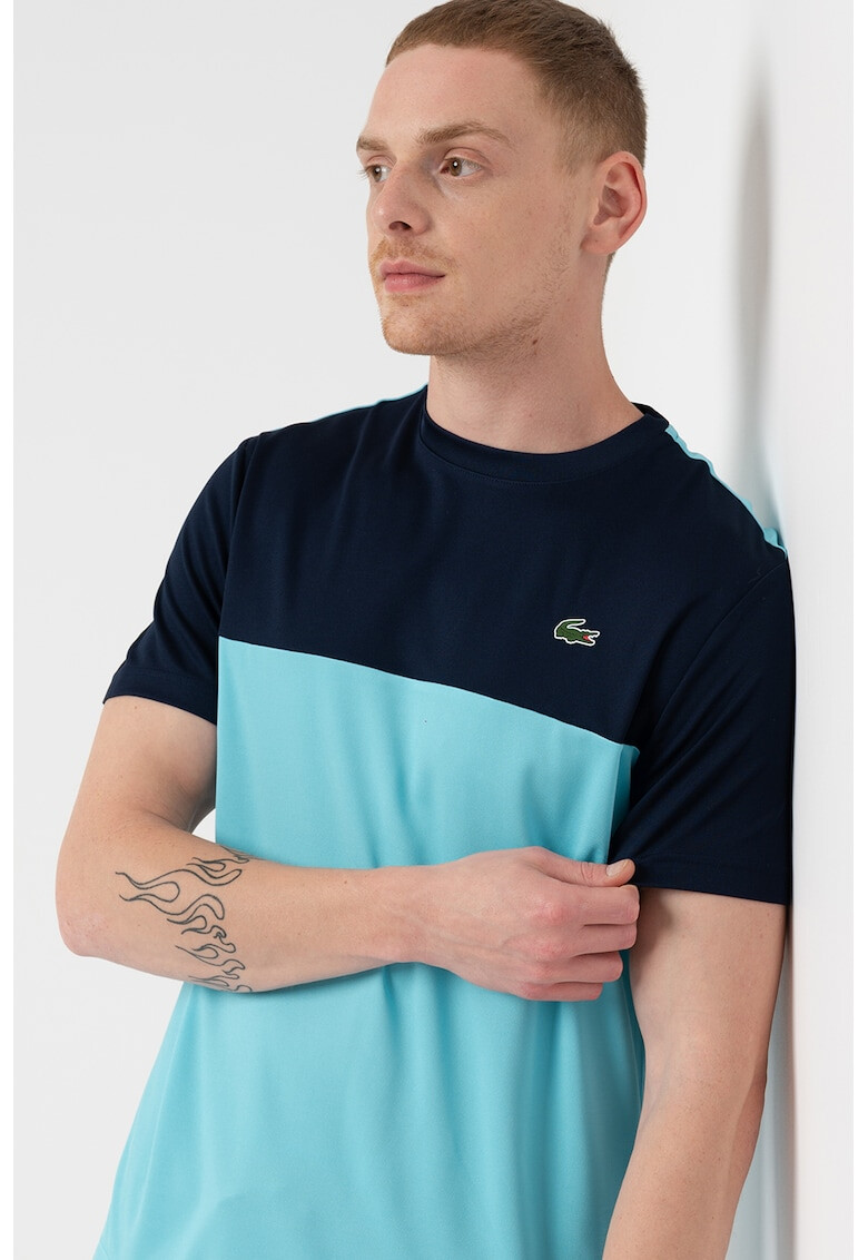 Lacoste Tricou din pique cu model colorblock - Pled.ro