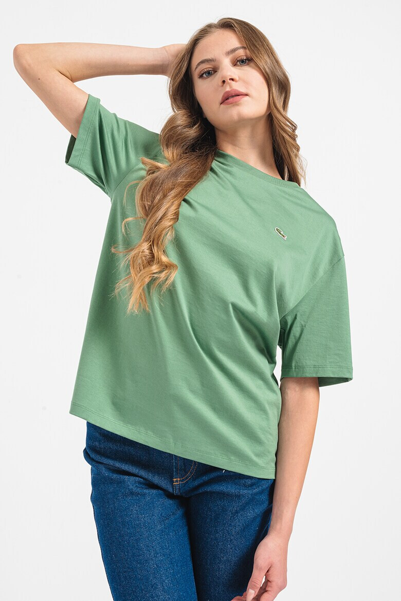 Lacoste Tricou lejer cu decolteu rotund - Pled.ro