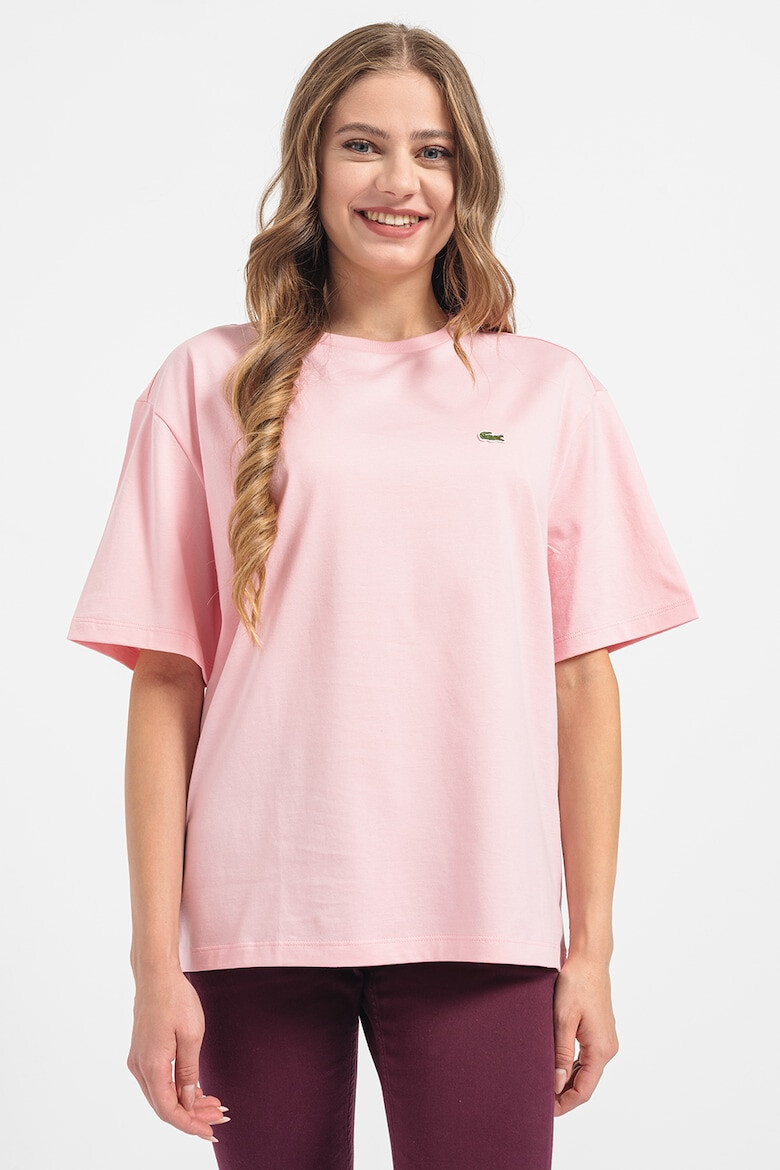 Lacoste Tricou lejer cu decolteu rotund - Pled.ro