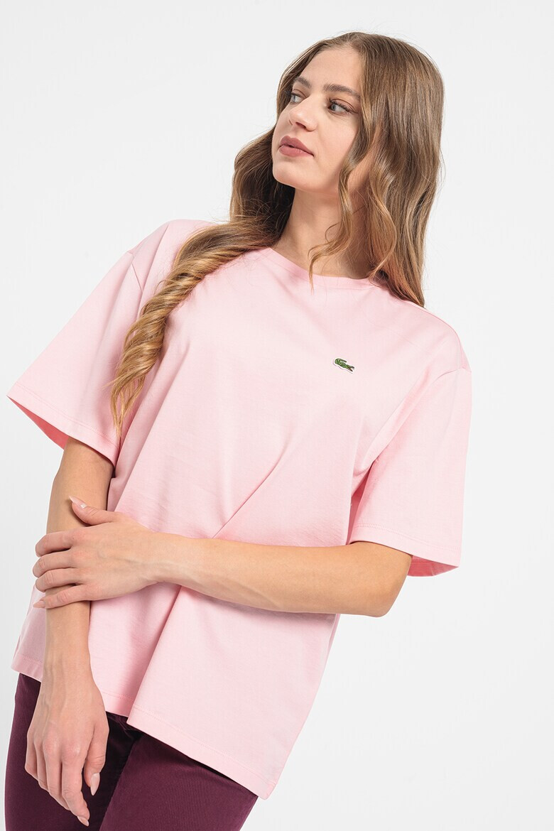 Lacoste Tricou lejer cu decolteu rotund - Pled.ro