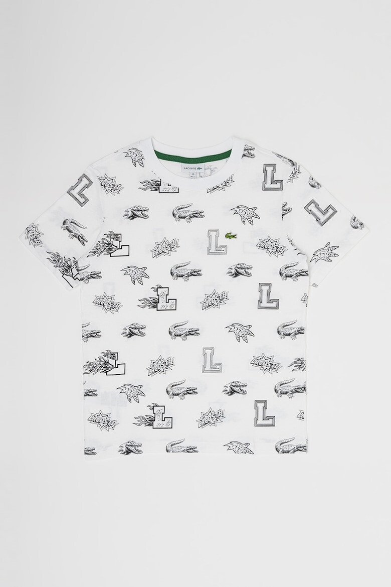 Lacoste Tricou personalizabil cu model grafic si set de markere lavabile - Pled.ro