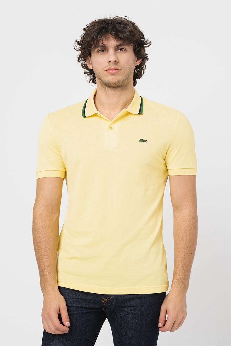 Lacoste Tricou polo cu detaliu logo brodat - Pled.ro