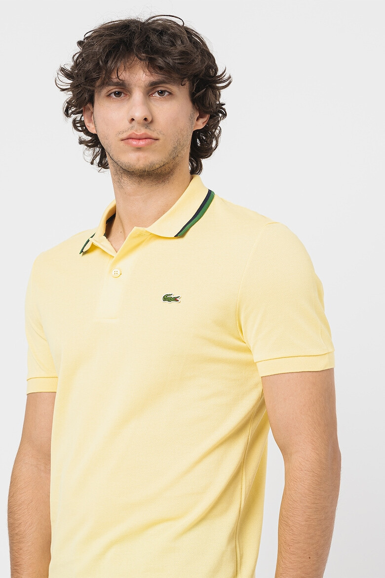 Lacoste Tricou polo cu detaliu logo brodat - Pled.ro