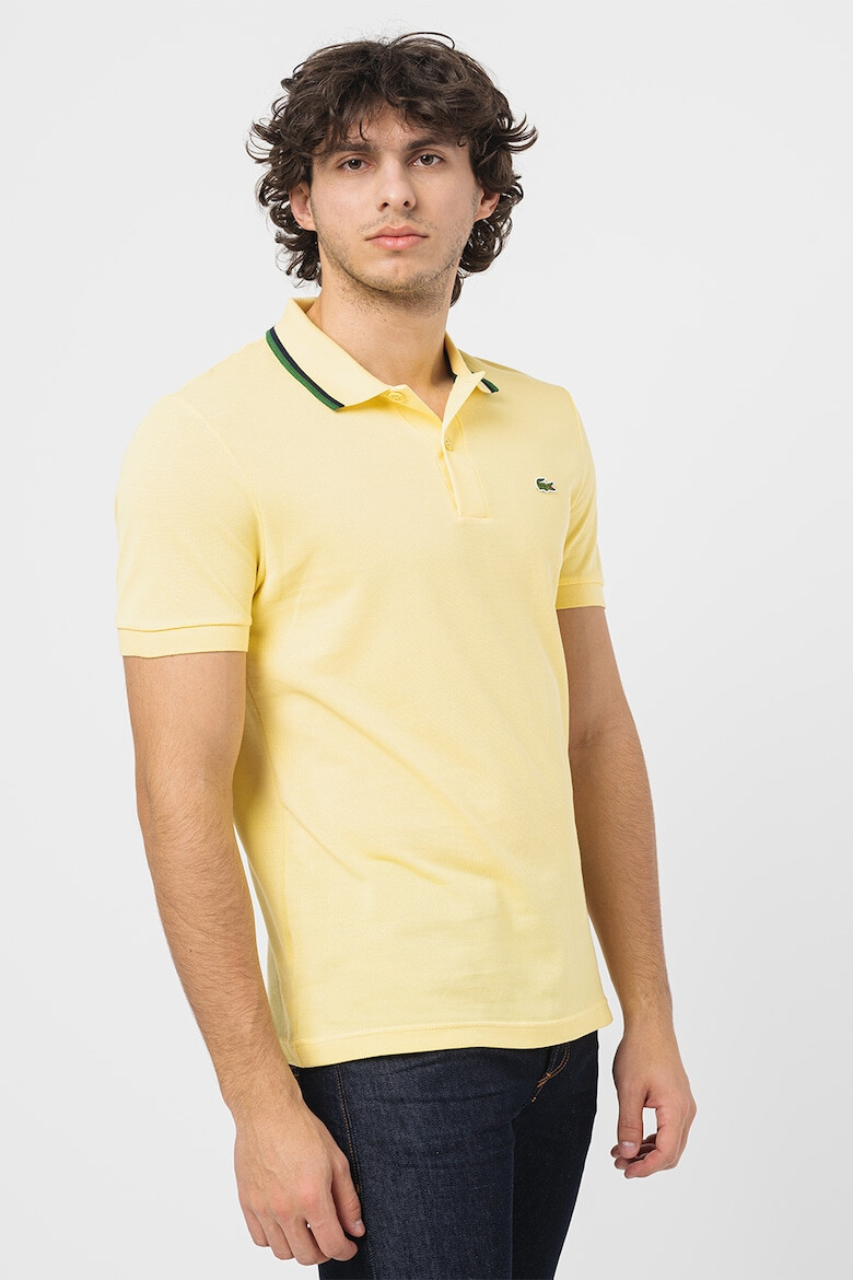 Lacoste Tricou polo cu detaliu logo brodat - Pled.ro