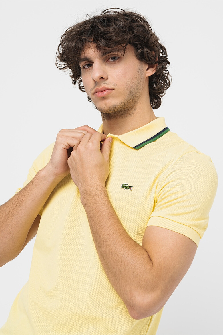 Lacoste Tricou polo cu detaliu logo brodat - Pled.ro