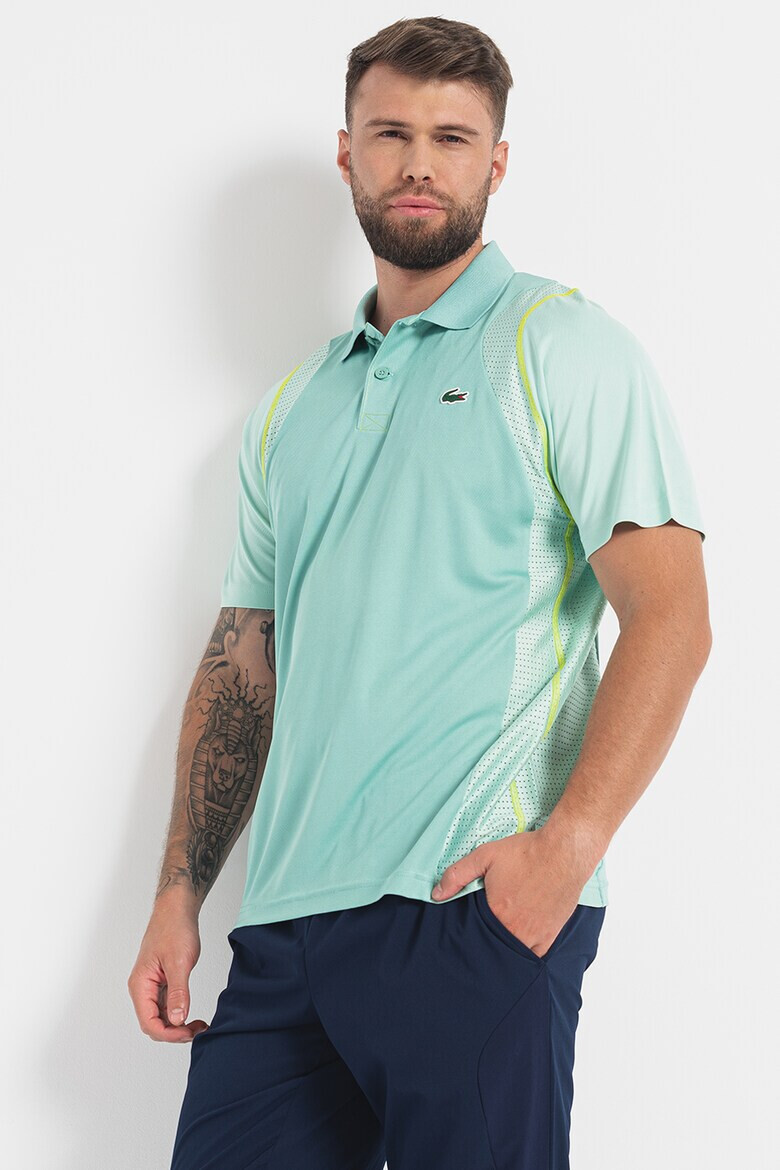 Lacoste Tricou polo cu insertii de plasa - Pled.ro