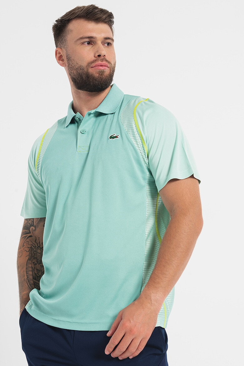 Lacoste Tricou polo cu insertii de plasa - Pled.ro