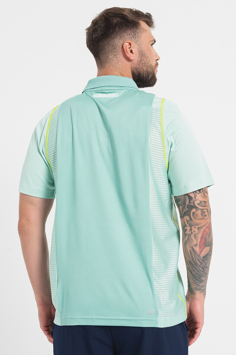 Lacoste Tricou polo cu insertii de plasa - Pled.ro