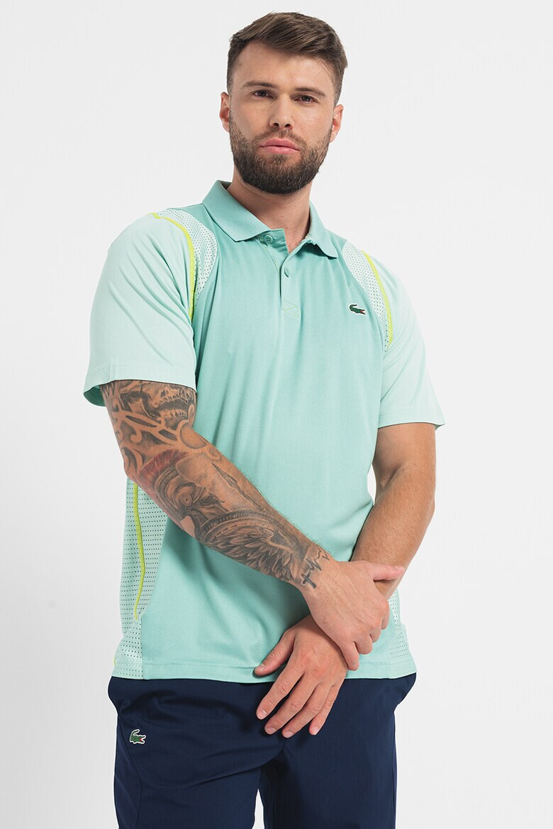 Lacoste Tricou polo cu insertii de plasa - Pled.ro