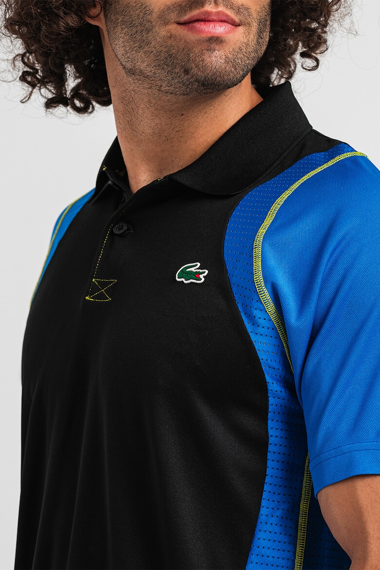 Lacoste Tricou polo cu insertii de plasa - Pled.ro