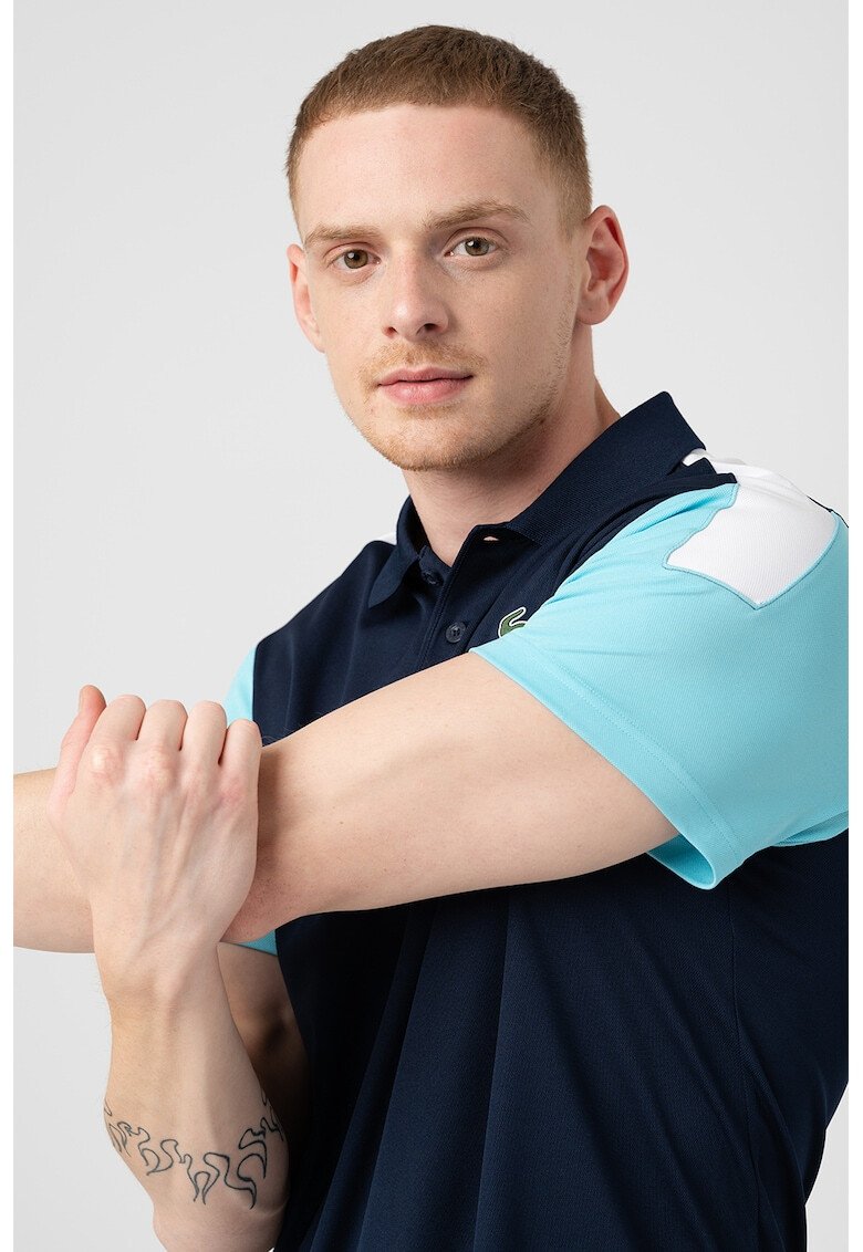 Lacoste Tricou polo cu logo pe piept - Pled.ro