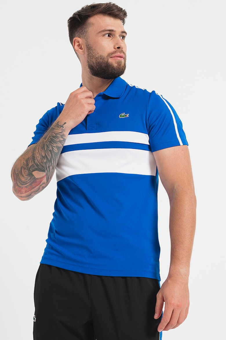 Lacoste Tricou polo cu model in dungi - Pled.ro