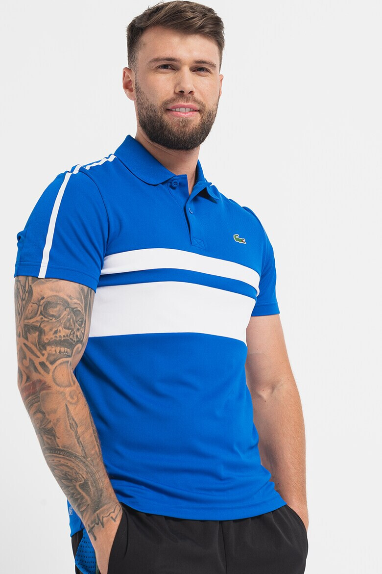 Lacoste Tricou polo cu model in dungi - Pled.ro