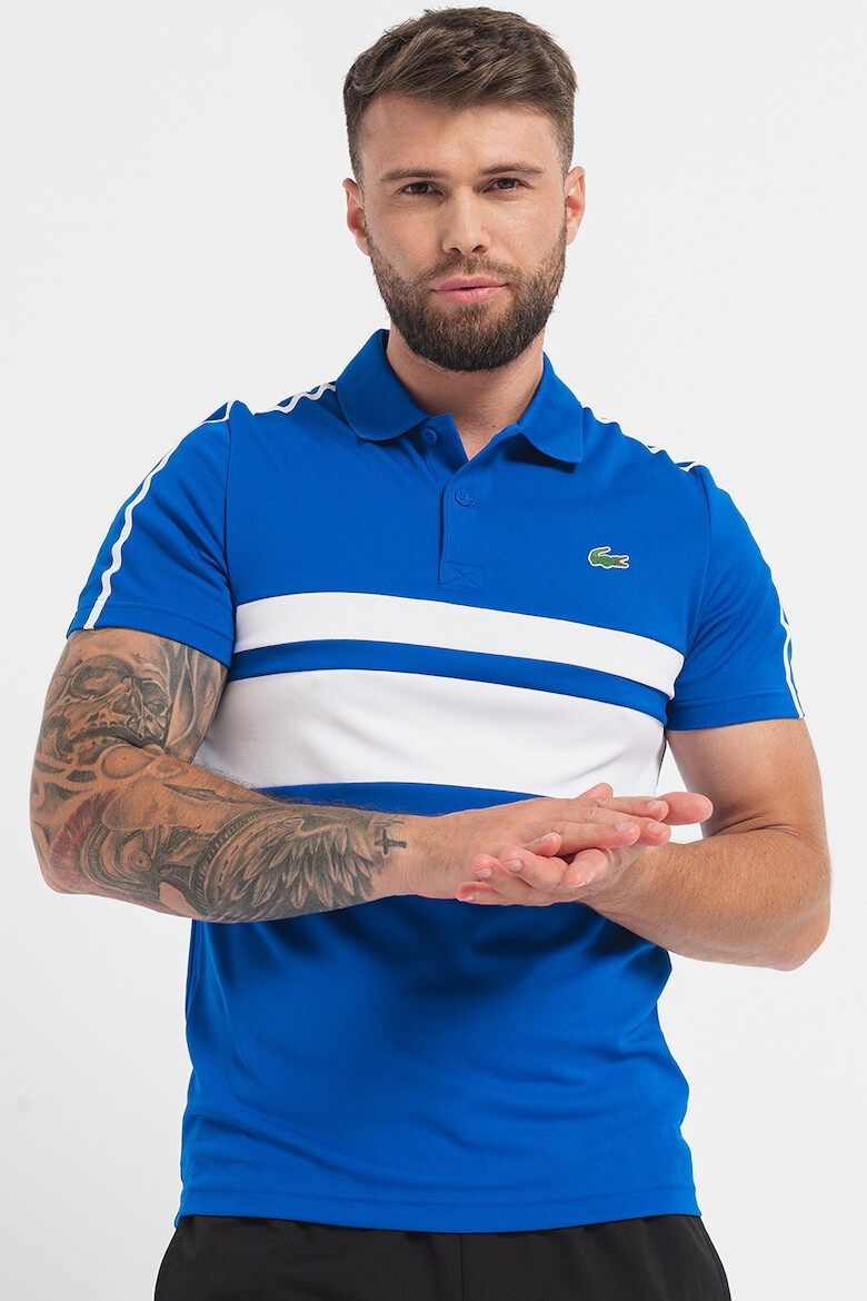 Lacoste Tricou polo cu model in dungi - Pled.ro