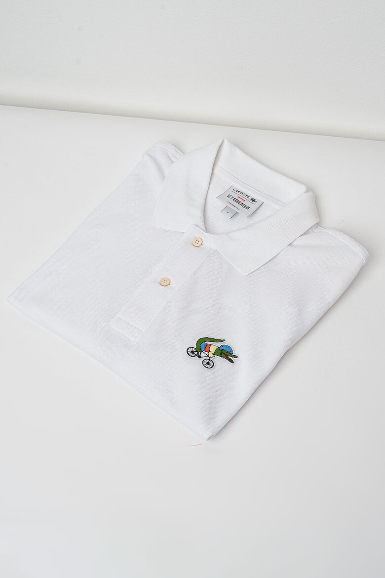 Lacoste Tricou polo de bumbac cu aspect pique - Pled.ro