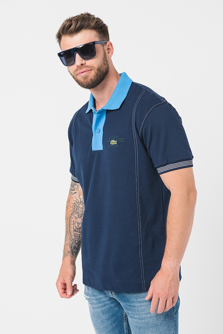 Lacoste Tricou polo de bumbac cu detalii contrastante - Pled.ro