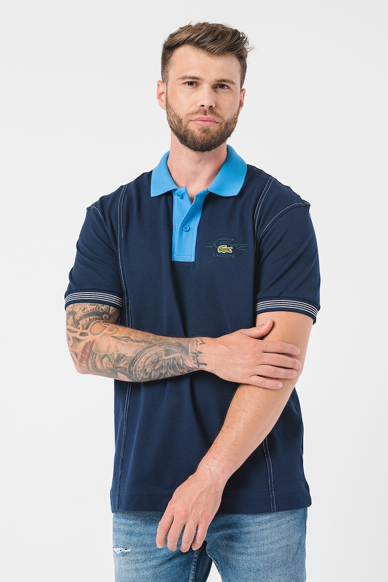 Lacoste Tricou polo de bumbac cu detalii contrastante - Pled.ro