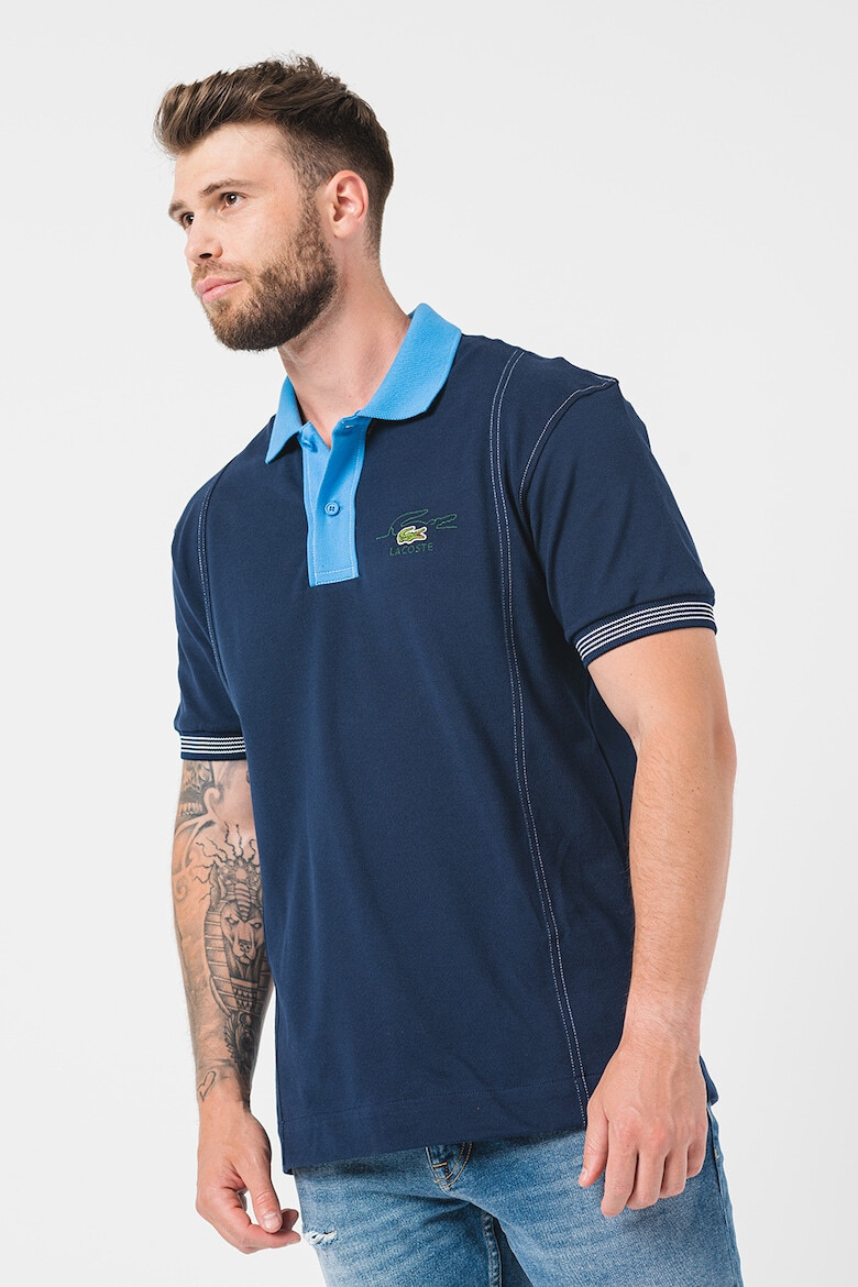 Lacoste Tricou polo de bumbac cu detalii contrastante - Pled.ro