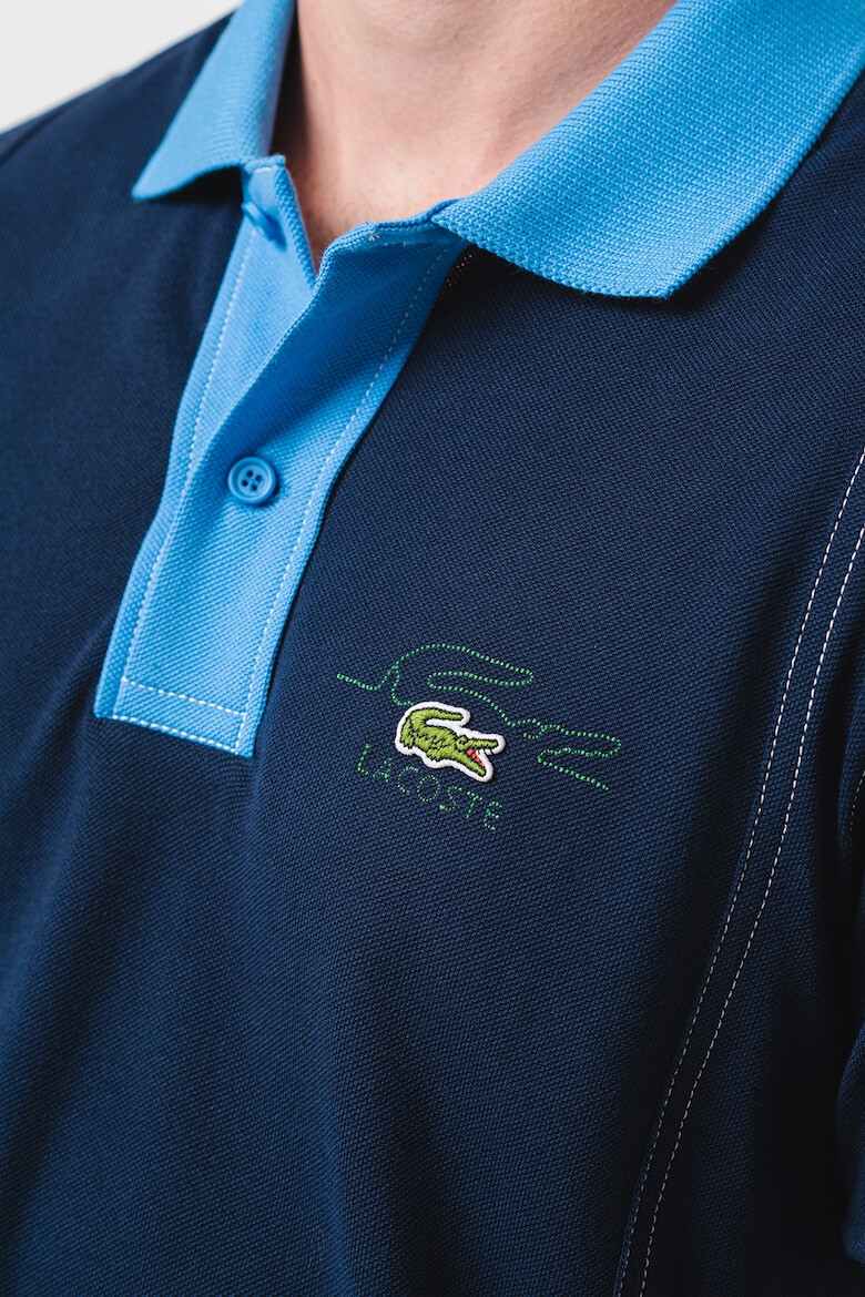 Lacoste Tricou polo de bumbac cu detalii contrastante - Pled.ro