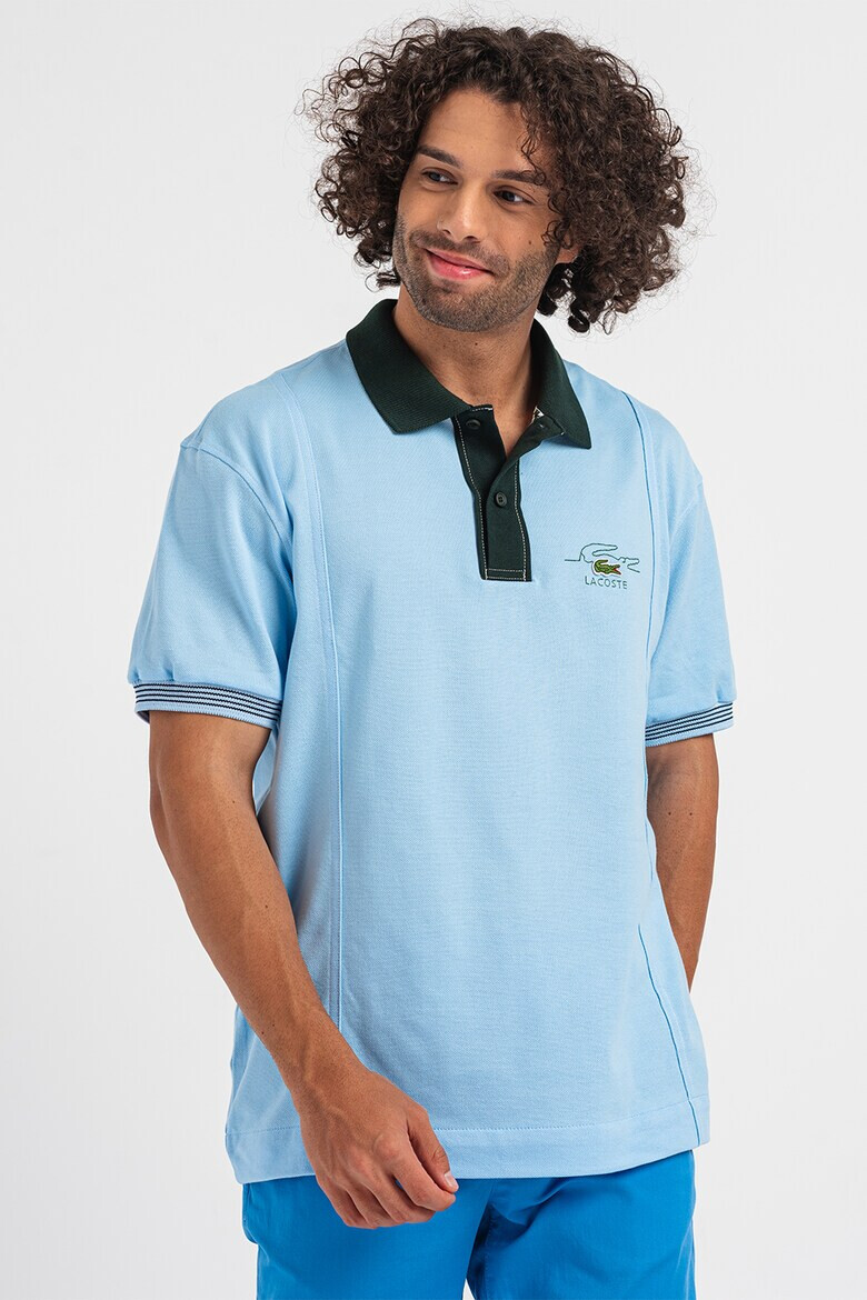 Lacoste Tricou polo de bumbac cu detalii contrastante - Pled.ro