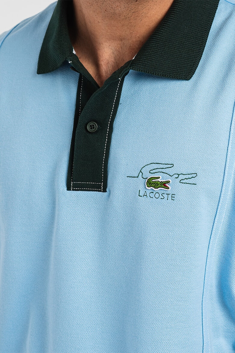 Lacoste Tricou polo de bumbac cu detalii contrastante - Pled.ro