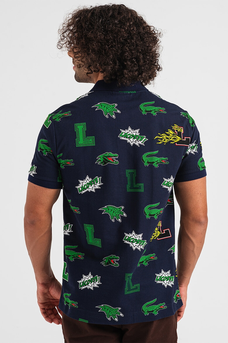 Lacoste Tricou polo de bumbac cu imprimeu logo - Pled.ro