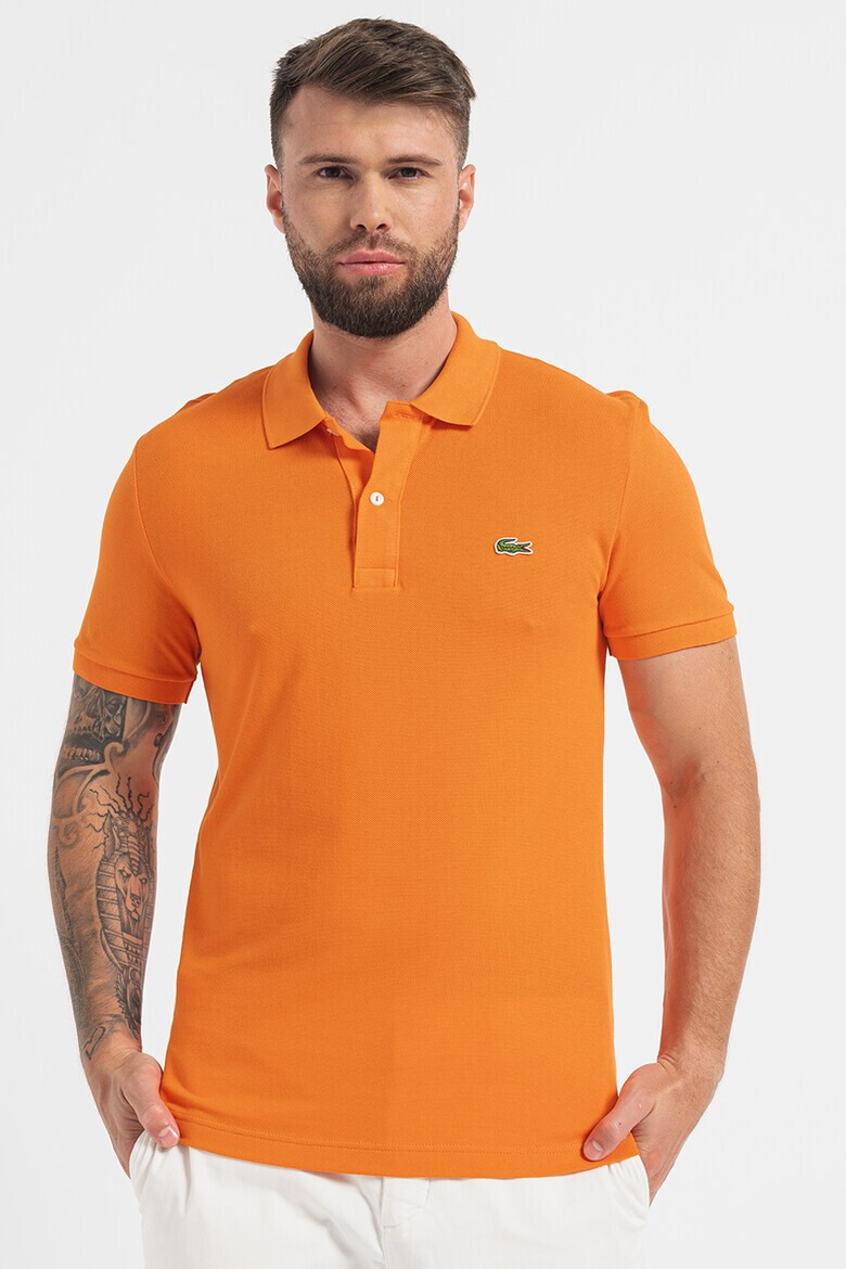 Lacoste Tricou polo de bumbac cu logo brodat - Pled.ro