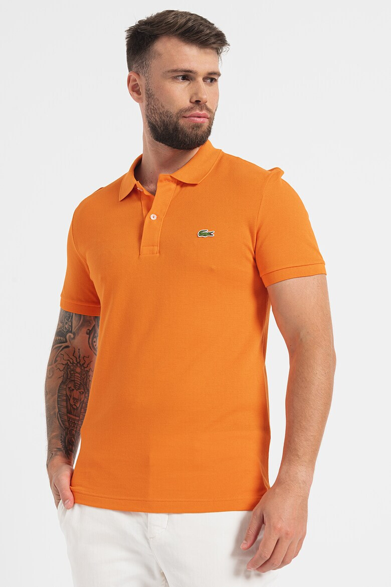 Lacoste Tricou polo de bumbac cu logo brodat - Pled.ro