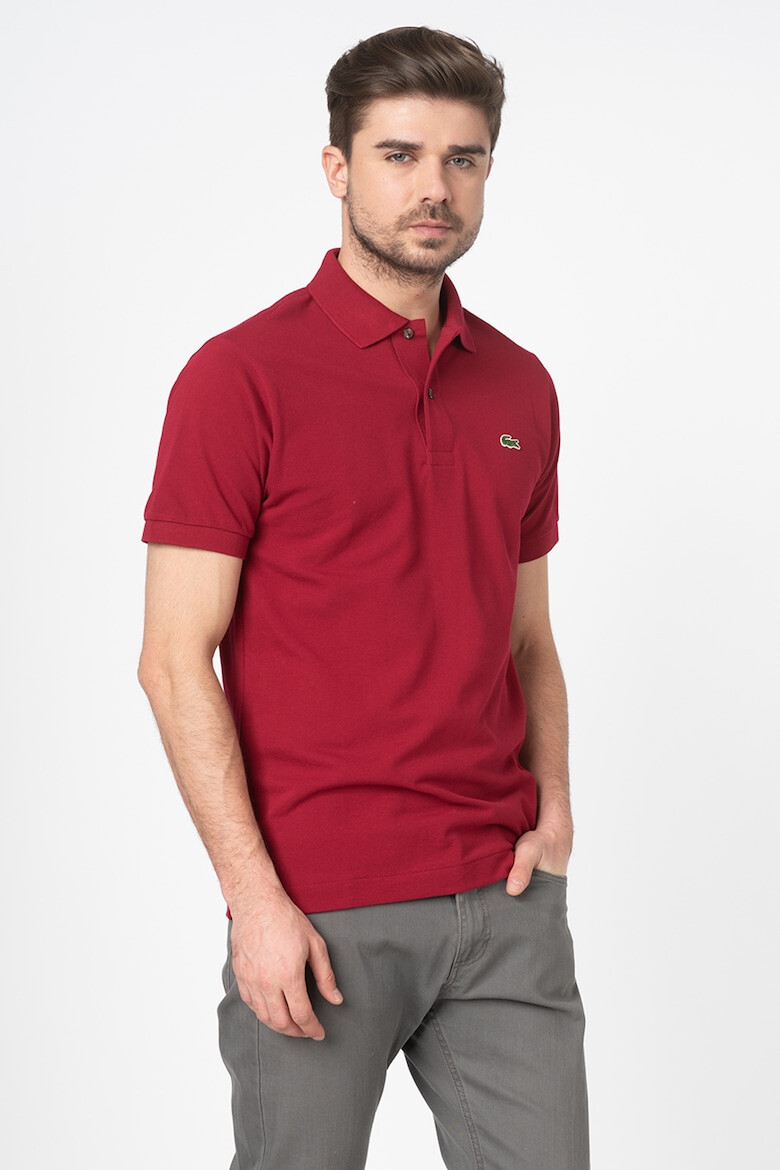 Lacoste Tricou polo de bumbac pique - Pled.ro