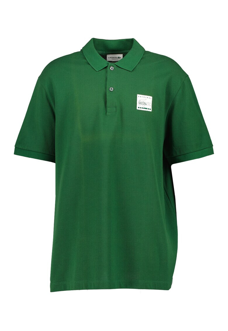 Lacoste Tricou polo din bumbac cu aplicatie logo - Pled.ro