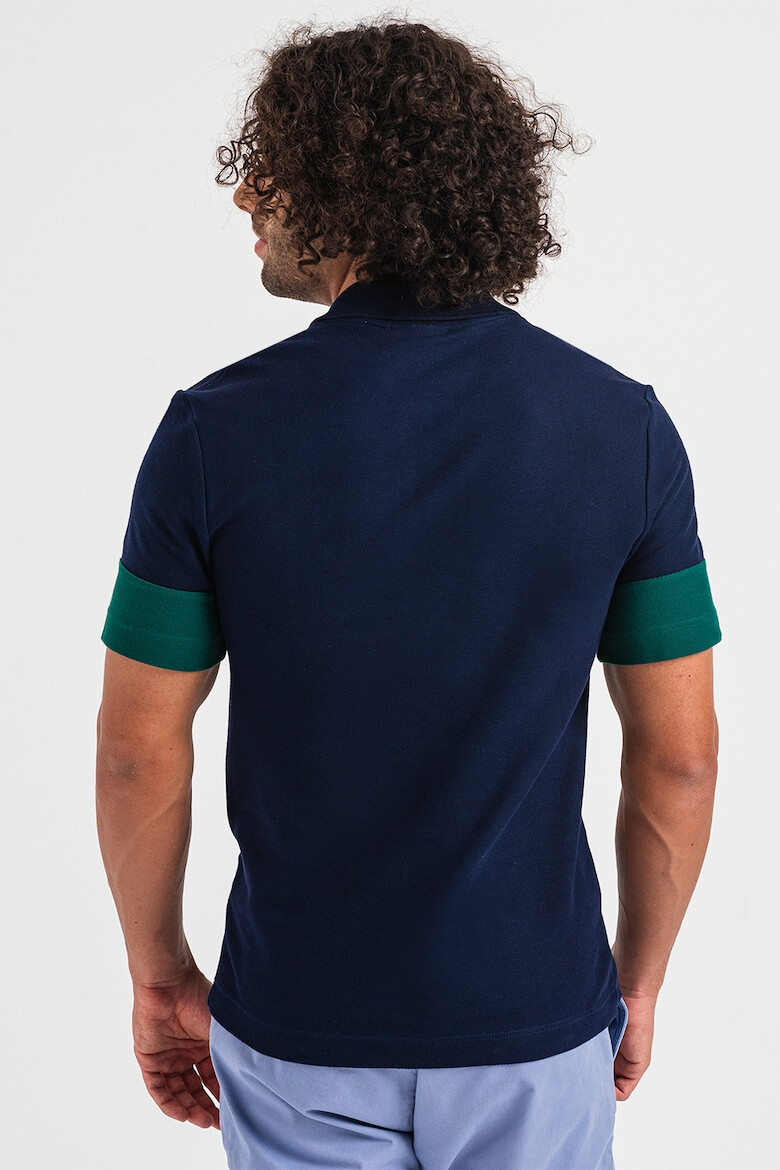 Lacoste Tricou polo din bumbac pique cu dungi - Pled.ro