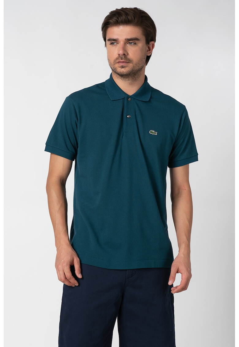 Lacoste Tricou polo din bumbac cu logo brodat pe piept - Pled.ro