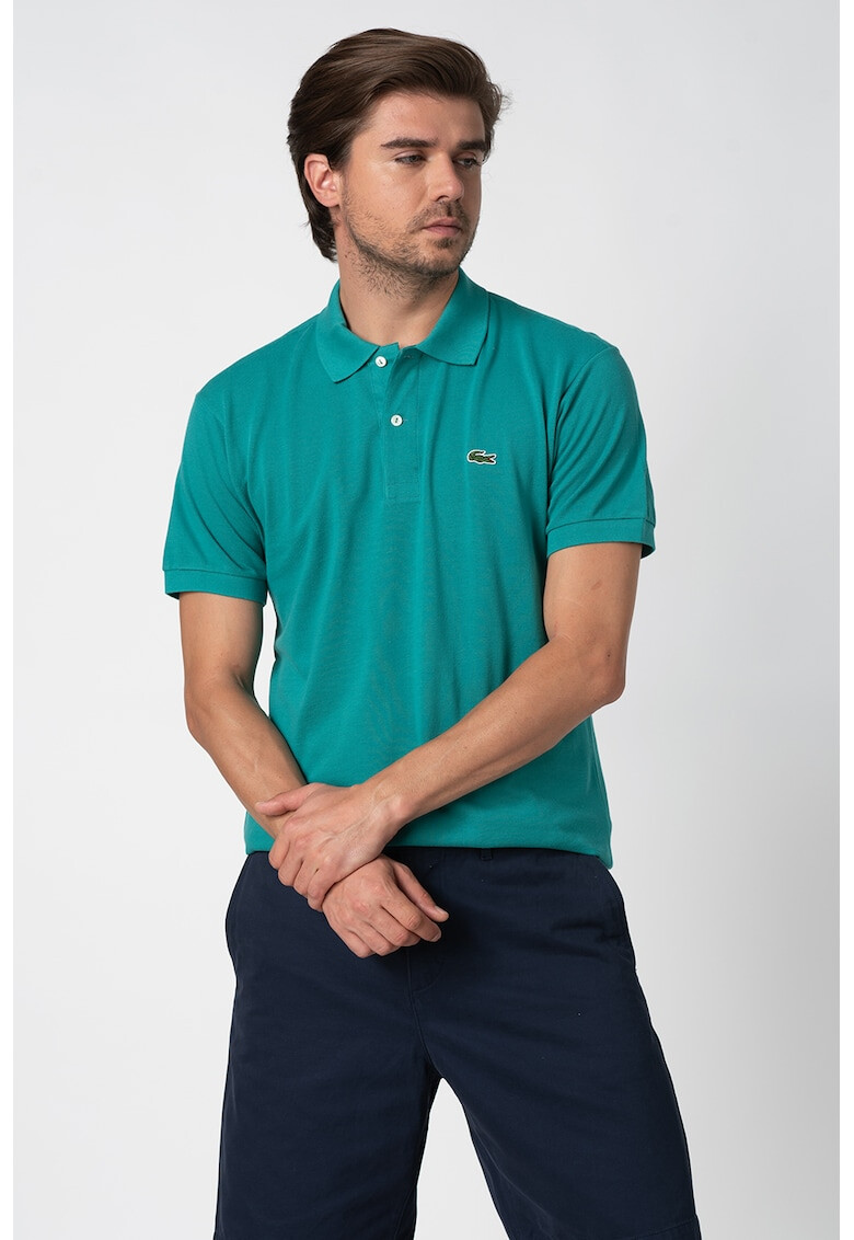 Lacoste Tricou polo regular fit din material pique - Pled.ro